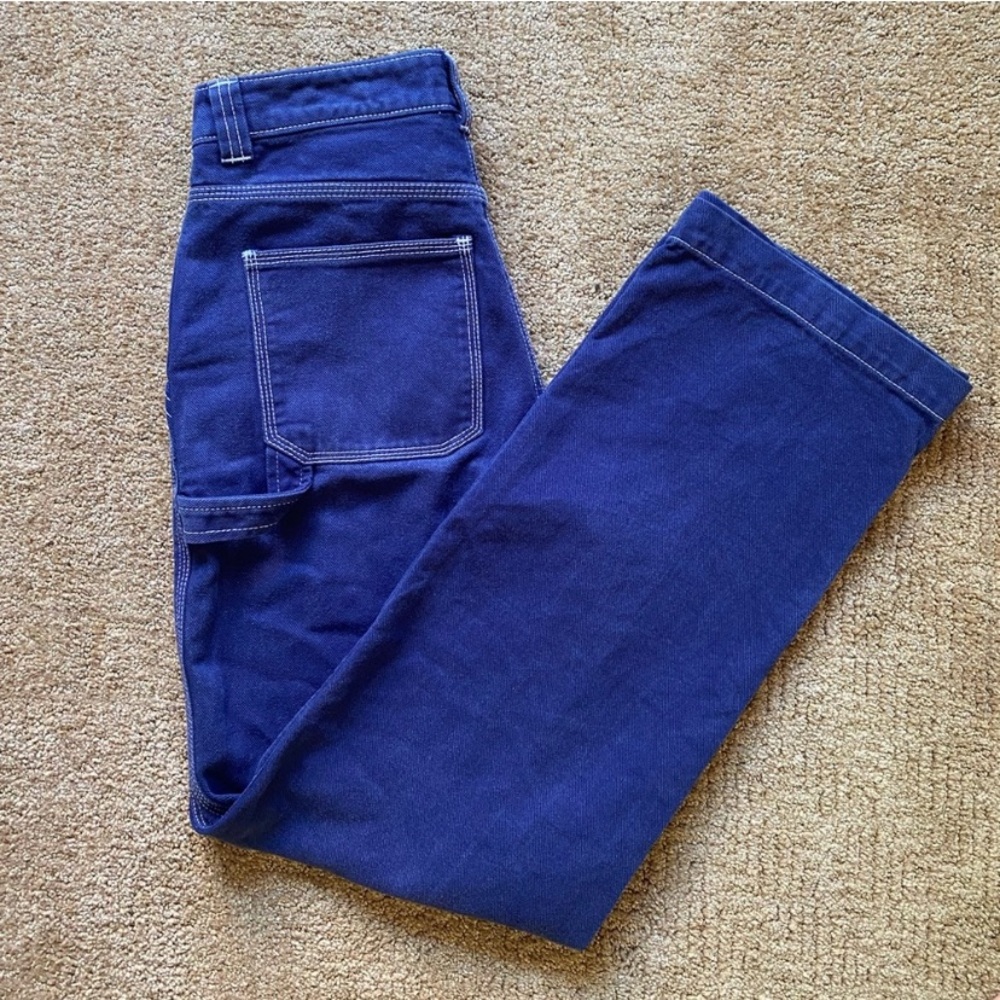 Aritzia Tna Greenwich Pants in Blue